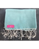 Pashmina en eau de soie Bleu pâle