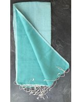 Pashmina en eau de soie Bleu pâle