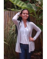 Gilet Froufrou en cachemire Gris clair