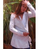 Gilet Froufrou en cachemire Gris clair