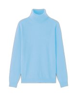 Col roulé cachemire Bleu Sky