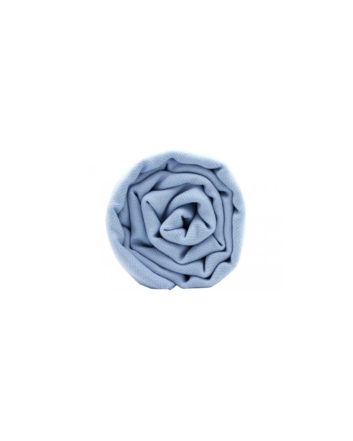Pashmina Pur Cachemire Bleu Ciel
