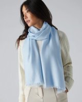 Pashmina Pur Cachemire Bleu Pâle