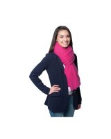 Pashmina en pur cachemire Fushia foncé