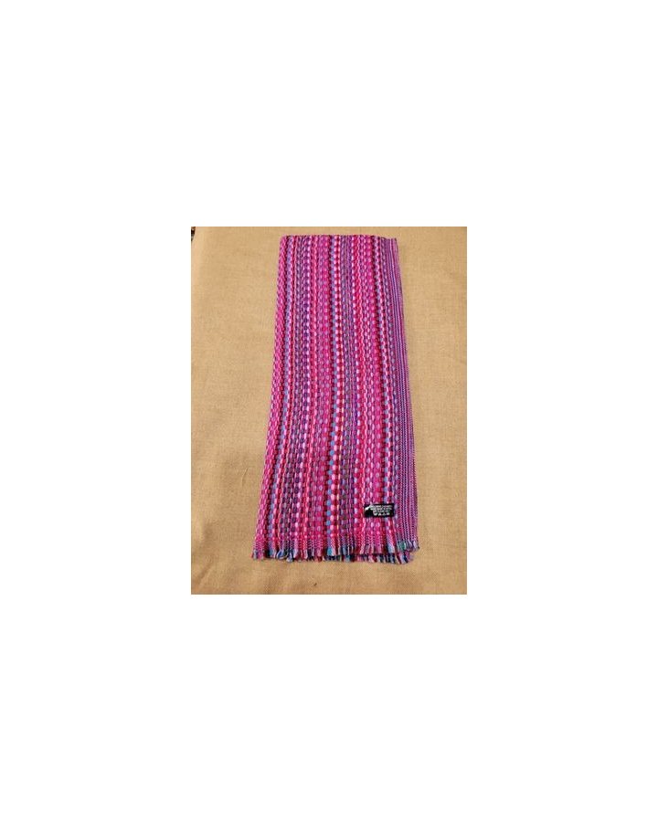 Pashmina Croisés en Cachemire Fuchsia