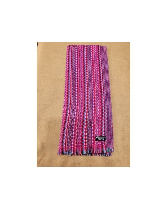 Pashmina Croisés en Cachemire Fuchsia