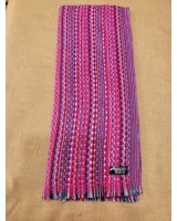 Pashmina Croisés en Cachemire Fuchsia