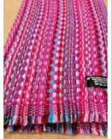 Pashmina Croisés en Cachemire Fuchsia