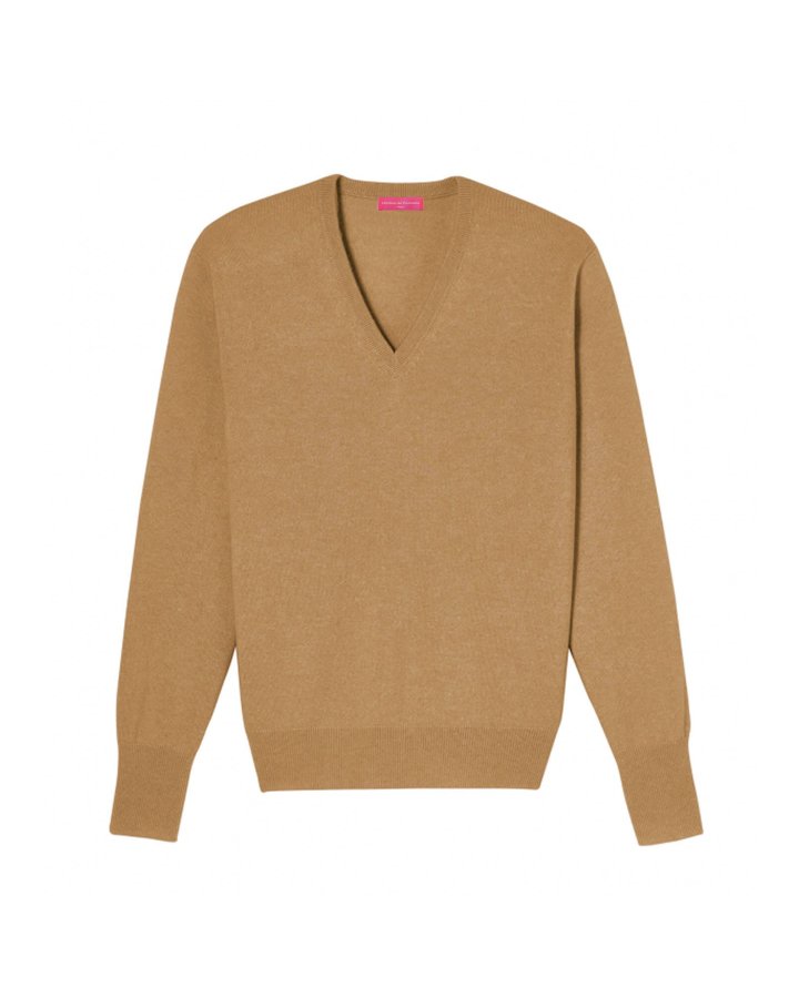 Pull col V en cachemire Homme Savannah pour homme
