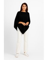 Poncho Noir en cachemire