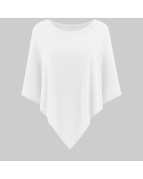 Poncho Naturel en cachemire