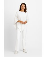 Poncho Naturel en cachemire