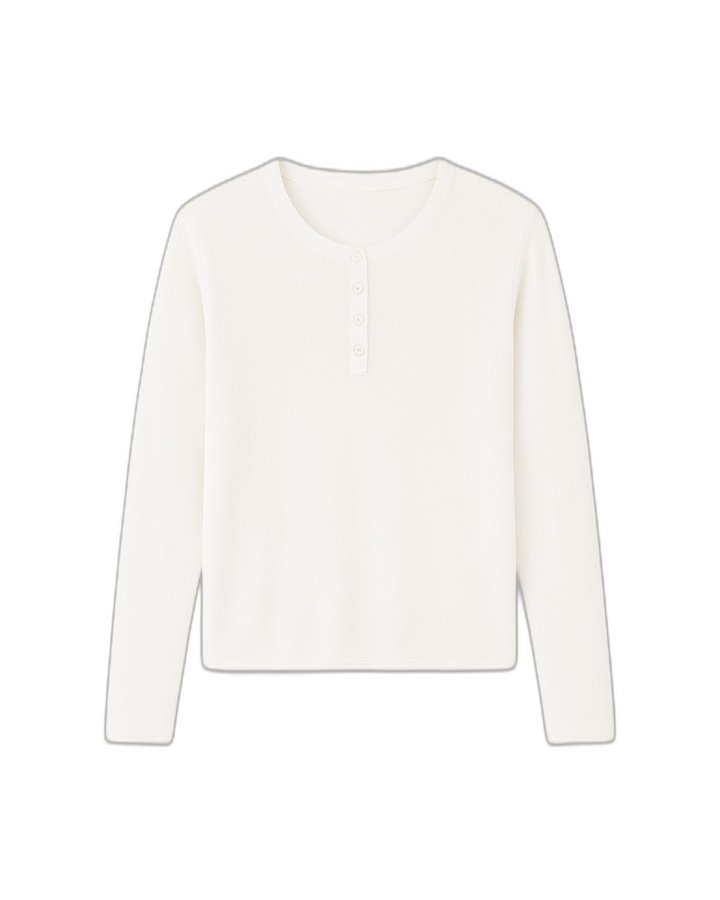 Pull tunisien en cachemire blanc