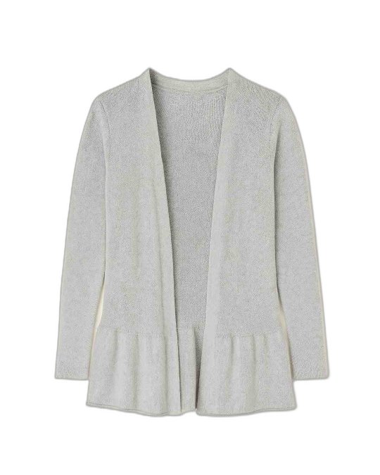 Gilet Froufrou en cachemire Gris clair