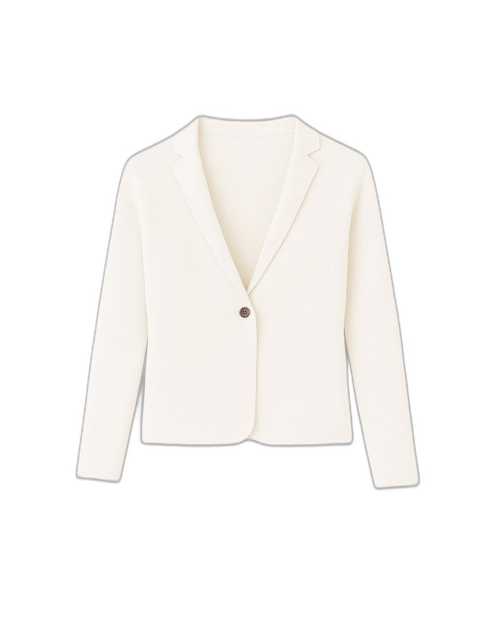 Veste blazer en cachemire Naturel