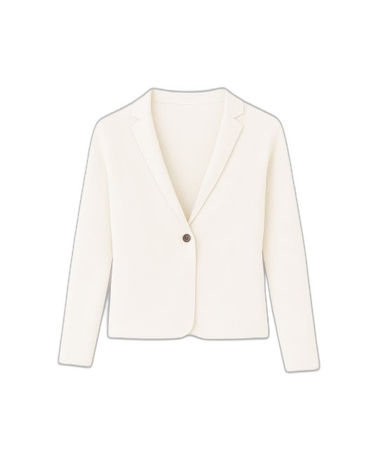 Veste blazer en cachemire Naturel