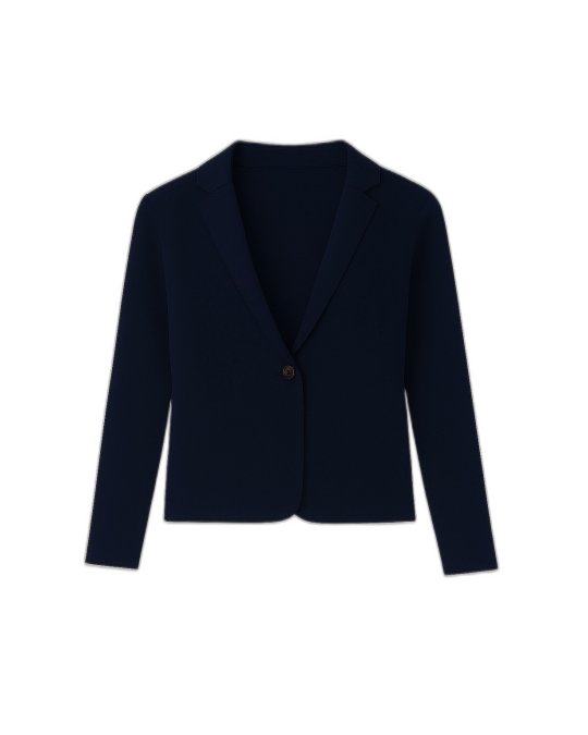 Veste blazer en cachemire Bleu marine