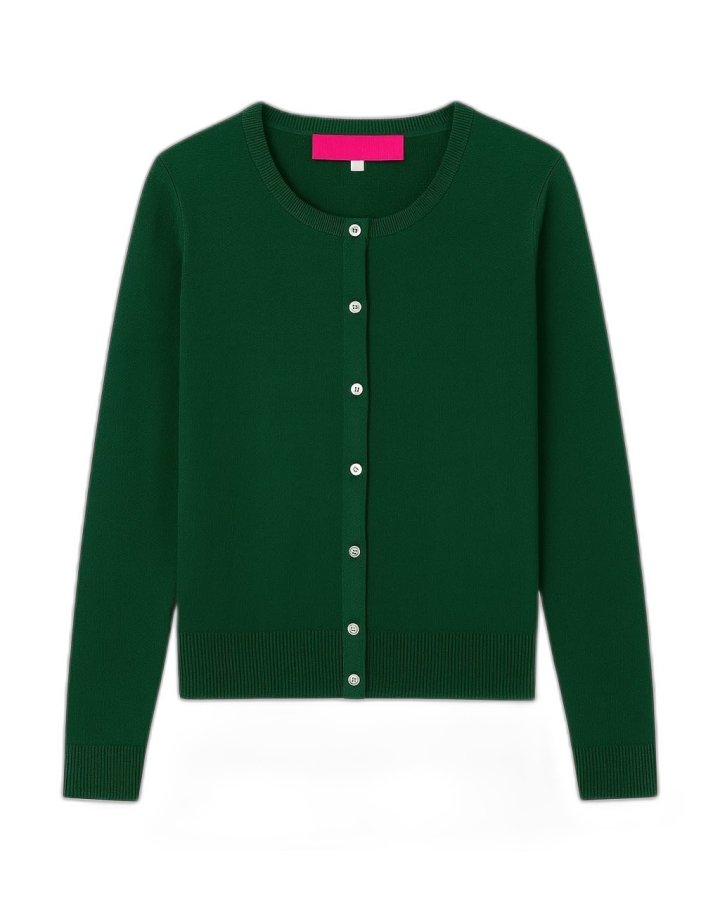Cardigan en cachemire Vert bouteille