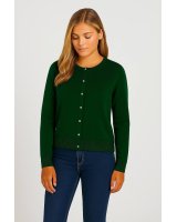 Cardigan en cachemire Vert bouteille
