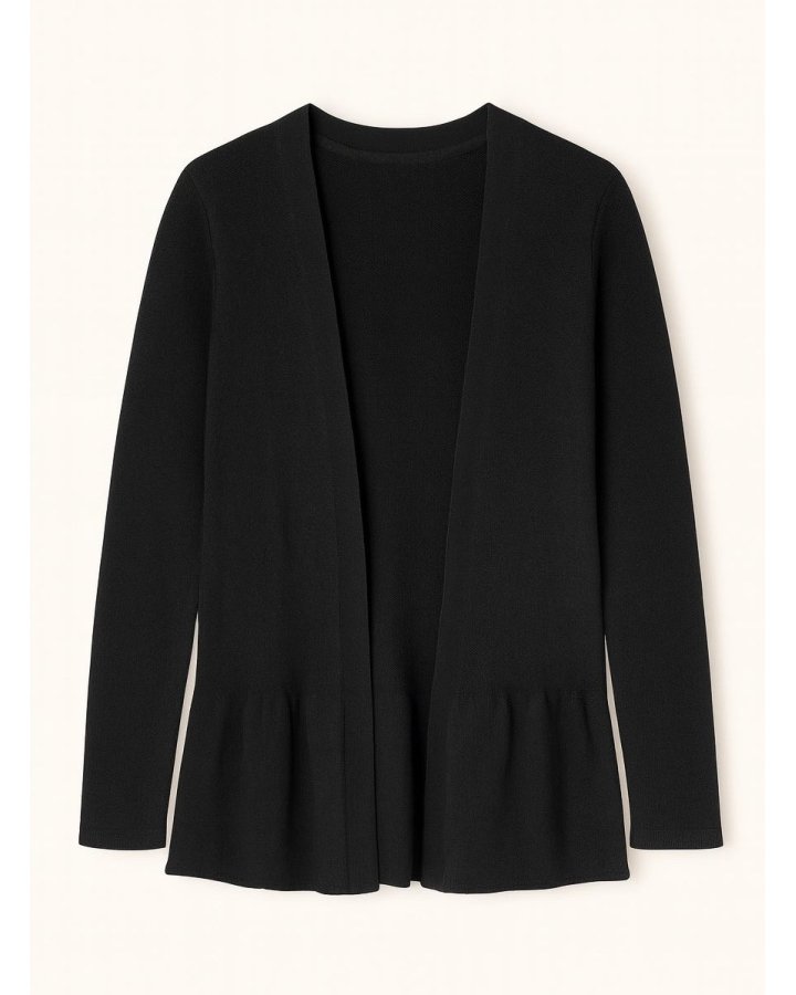 Gilet Froufrou en cachemire noir pour femme