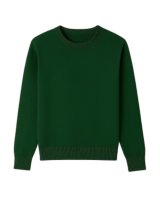 Pull cachemire vert bouteille homme | Hermine de Pashmina