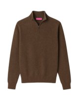 Pull camionneur en cachemire Chocolat chiné pour homme